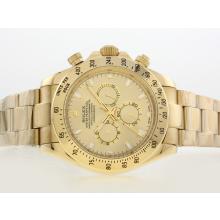 Rolex Daytona Automatic Movement Full Gold with Golden Dial Mens